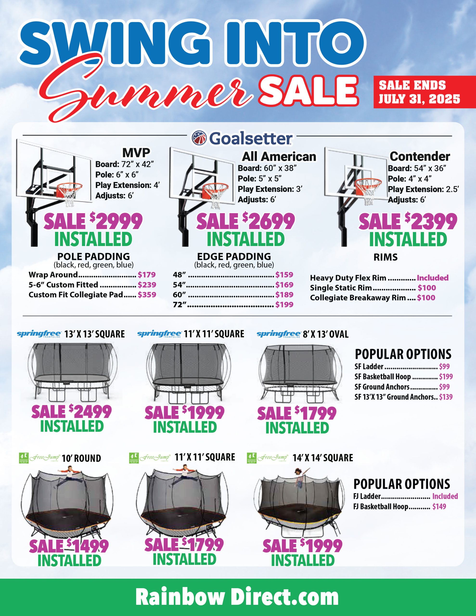 Pre-Season Super Sale