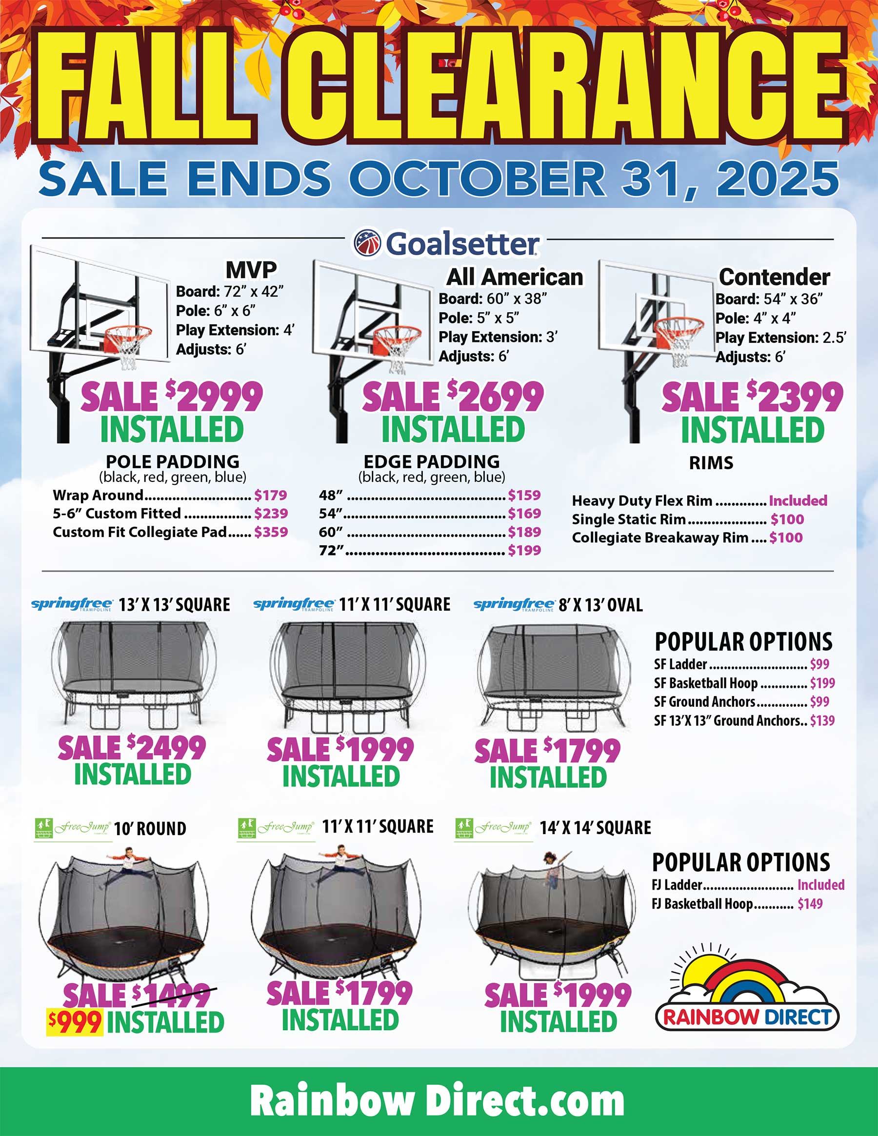 Pre-Season Super Sale